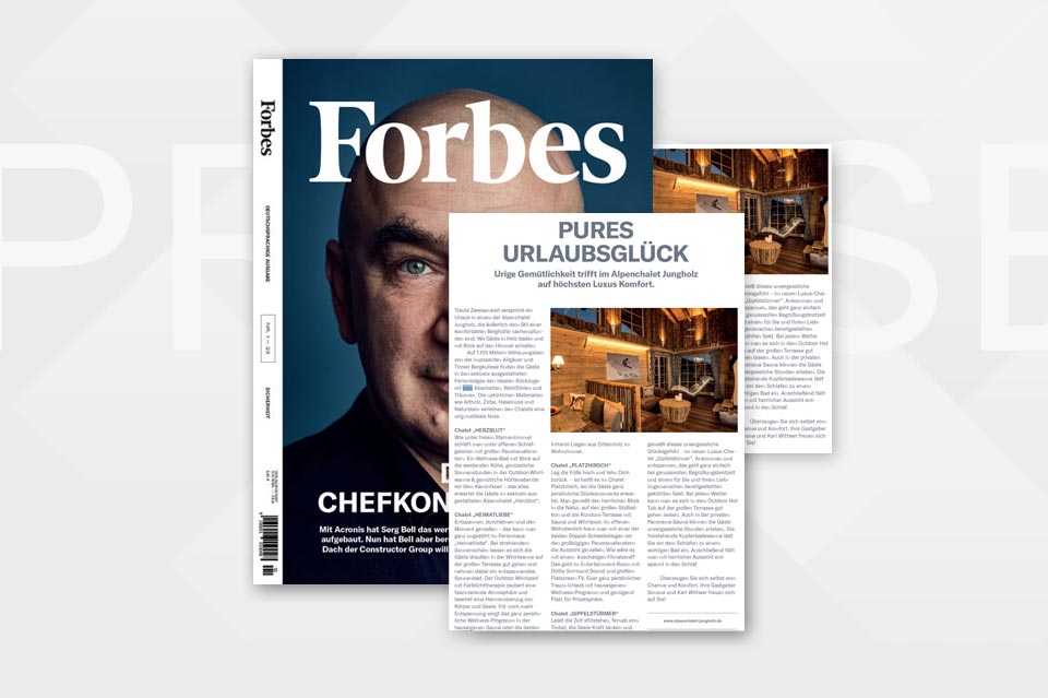Presseartikel Forbes Dezember 2022
